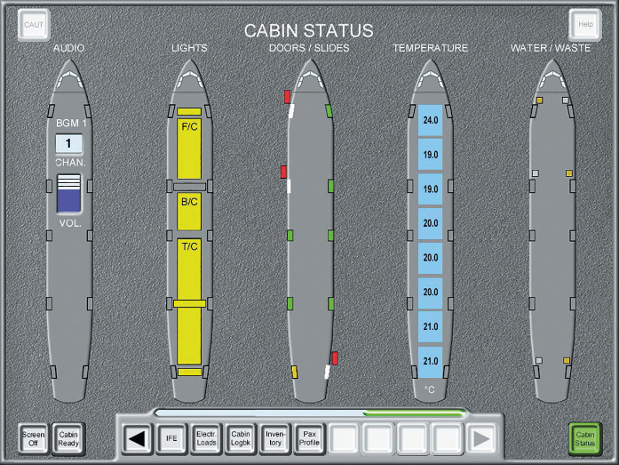 Screenshot Flight Attendant Panel